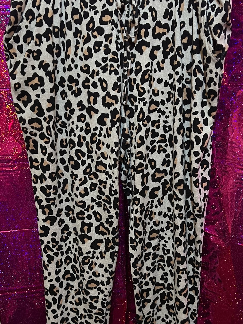 Maurices Leopard-Print Pajama Pants in Black and Tan